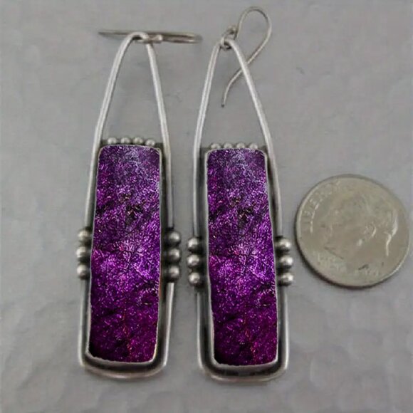 Retro Bohemian Geometric Dangle Earrings - Picture 4 of 5